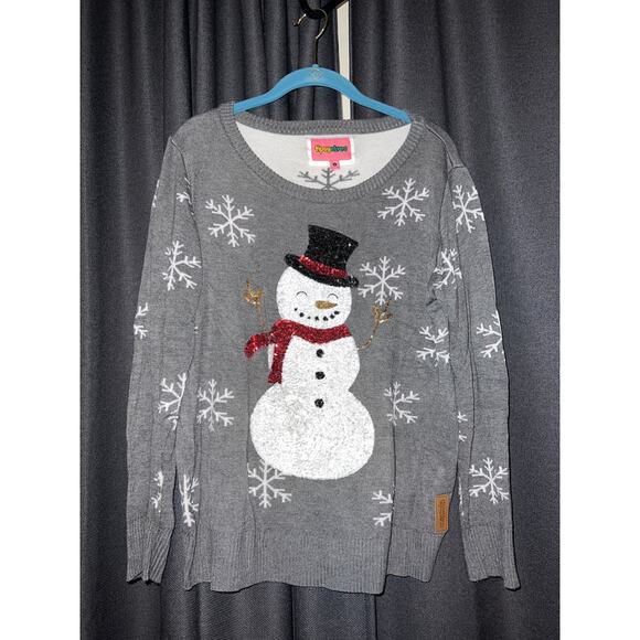 Ugly Christmas Sweater Xmas Size Large Tispy Elves - Picture 1 of 3